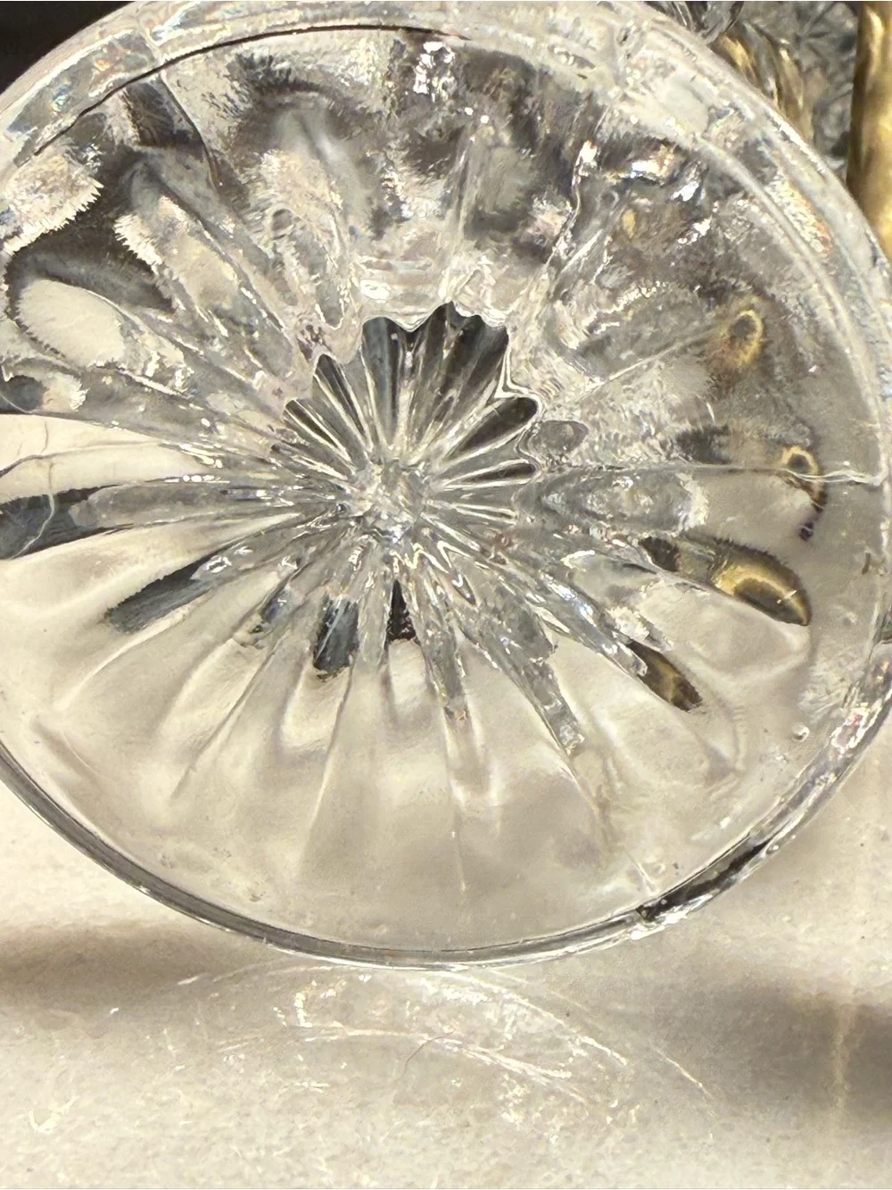 Vintage Clear Glass Bud Vase with Three Birds | Pedestal Floral Vase | 4”